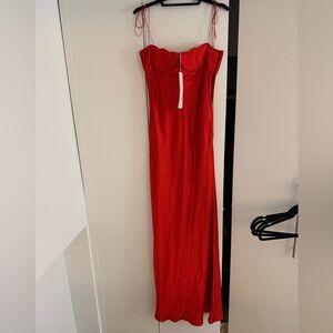 NWT Anna October Tulip Maxi Dress - Red